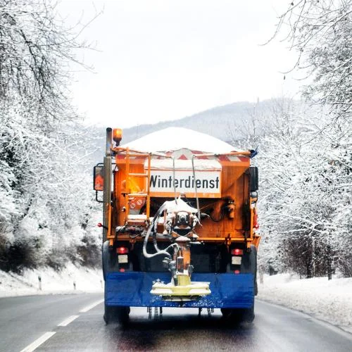 Eisglättebekämpfung in Jülich