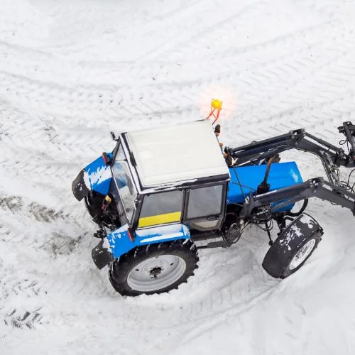 Schneeabtransport in Wegberg